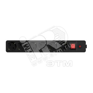 Изображение товара Фильтр сетевой с заземлением ПВС 3-0.75 черный 10м (шт)