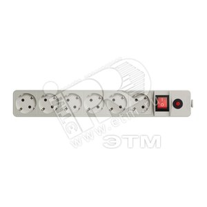 Изображение товара Фильтр сетевой с заземлением ПВС 3-0.75 серый 7м (шт)