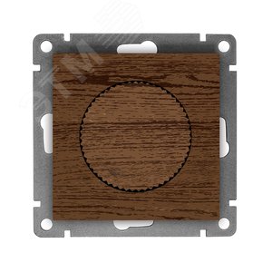 Изображение товара Светорегулятор (Диммер) UNIVersal серия Афина, с/у, 3А, 220В, 500Вт, венге (еврослот), механизм (шт)