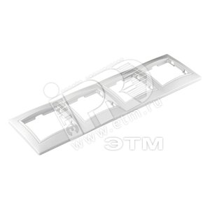 Изображение товара Рамка 4 поста Севиль горизонтальная белая (шт)