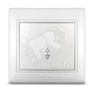 Изображение товара Выключатель Севиль одноклавишный проходной белый (шт)