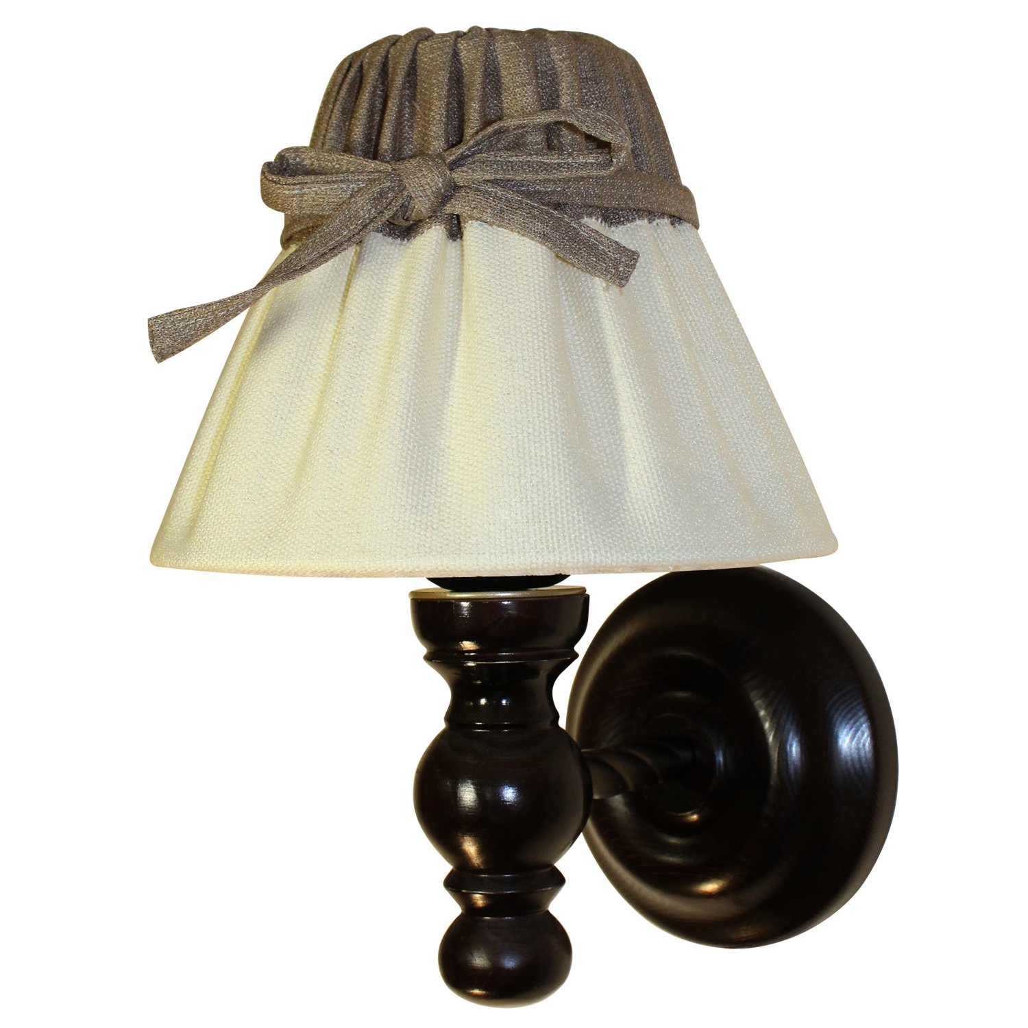 Изображение товара Светильник НББ-10-60-002 Черри венге с абажуром Россия Эркадо