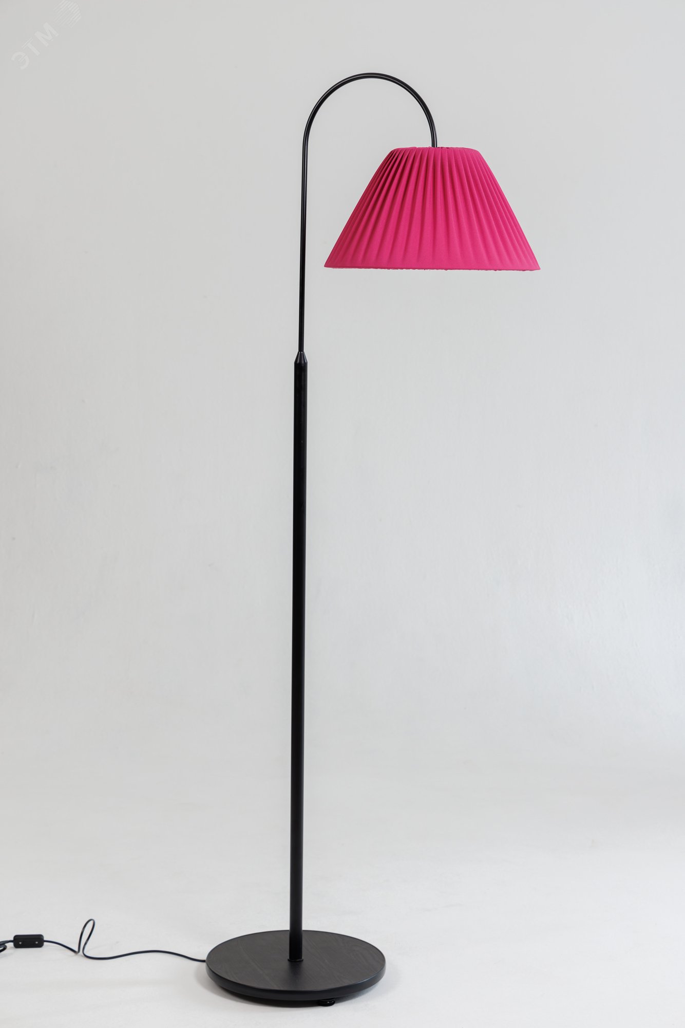 Изображение товара Светильник напольный НТБ 11-60-110 абажур Фуксия