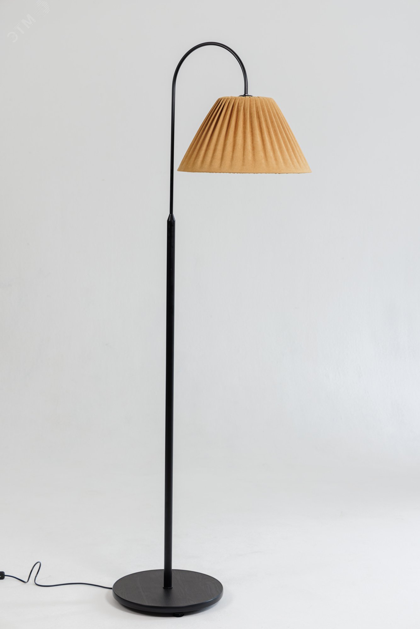 Изображение товара Напольный светильник НТБ 11-60-110 Летний сад с янтарным абажуром, 60 Вт