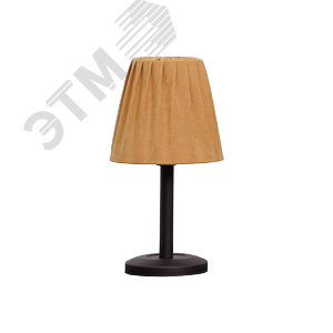 Изображение товара Светильник настольный ННБ 11-60-096 муар с абажуром МТ янтарь (шт)