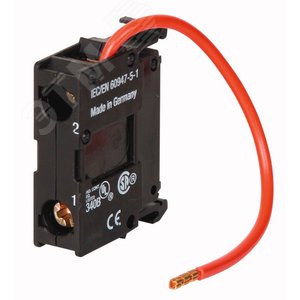 Резистор добавочный для светодиодов для подключения элементов 12-30В к 220В AC/DC, M22-XLED220