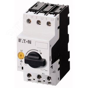 Выключатель автоматический для защиты двигателя 4А 3П отключающая способность 150кА диапазон уставки 2.5-4А, PKZM0-4 072737 EATON