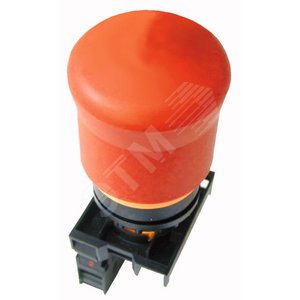 Кнопка аварийной остановки грибовидная размыкающий контакт красный, M22-PV/K01