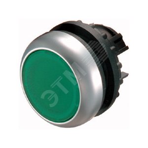 Головка кнопки без фиксации зеленый, M22-D-G