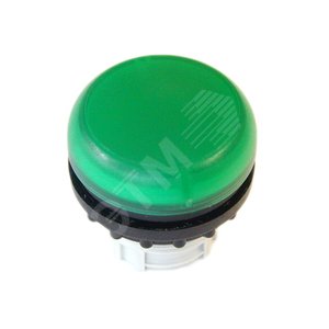 Лампа сигнальная скрытая зеленый, M22-L-G