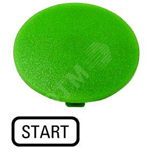 Кнопочный шильдик, грибовидный зеленый СНВ,  M22-XDP-G-GB1