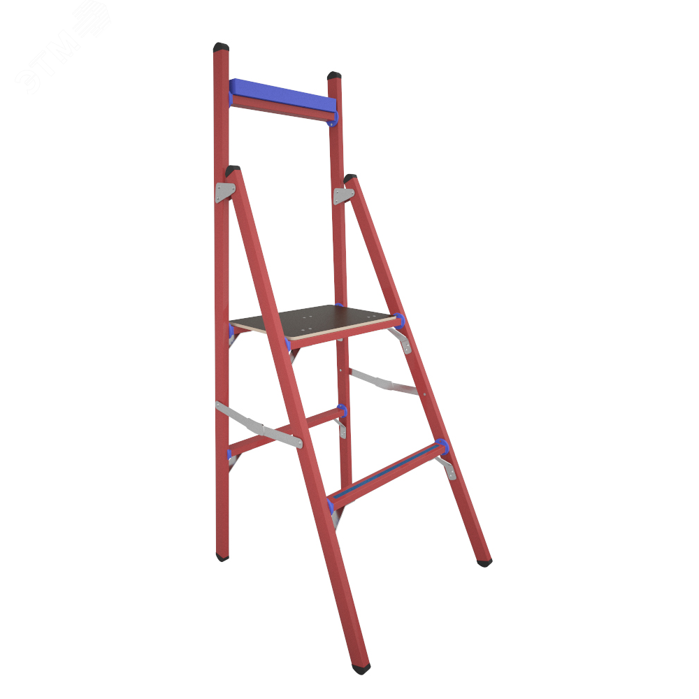 Изображение товара Стремянка стеклопластиковая диэлектрическая с вертикальной опорой СВД-0 ,7 (шт)