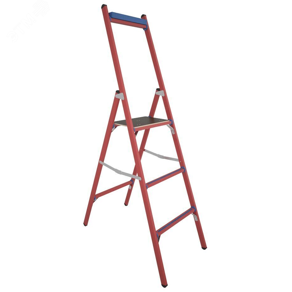 Изображение товара Стремянка диэлектрическая стеклопластиковая с симметричной опорой ССД-1, 0 (шт)