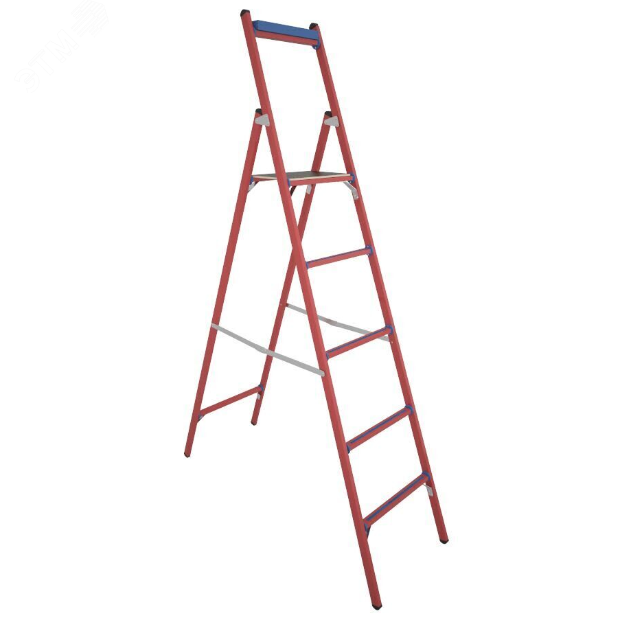 Изображение товара Стремянка диэлектрическая стеклопластиковая с симметричной опорой ССД-1 ,8 (шт)