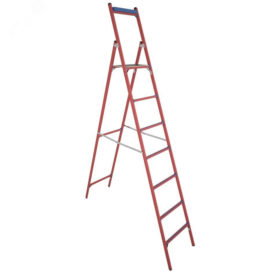 Изображение товара Стремянка диэлектрическая стеклопластиковая с симметричной опорой ССД-2, 3 (шт)