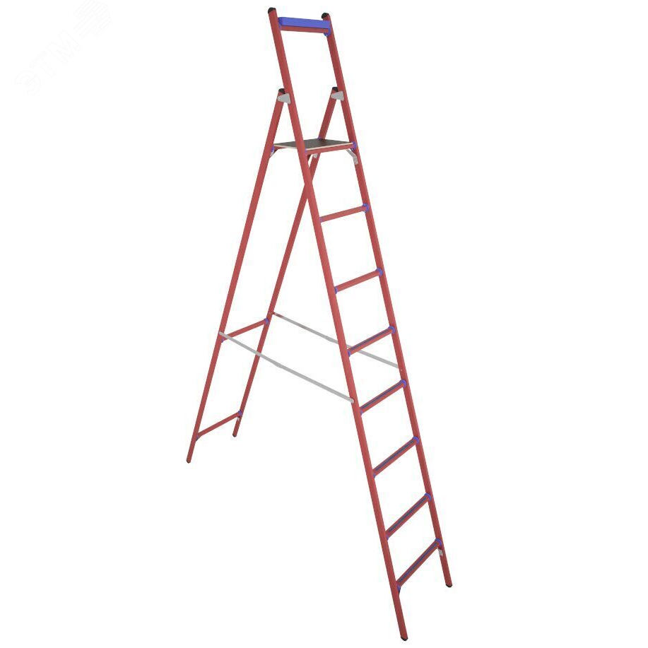 Изображение товара Стремянка диэлектрическая стеклопластиковая с симметричной опорой ССД-2 ,5 (шт)