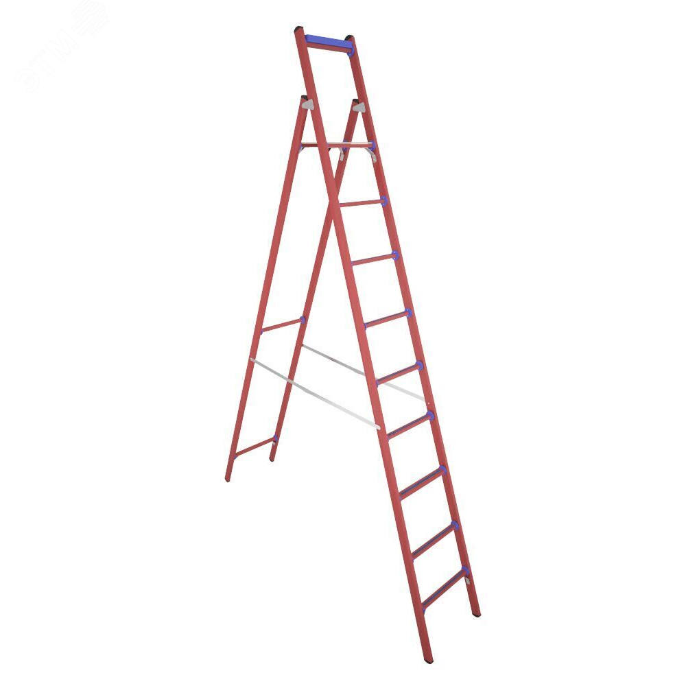 Изображение товара Стремянка диэлектрическая стеклопластиковая с симметричной опорой ССД-3, 0 Е (шт)