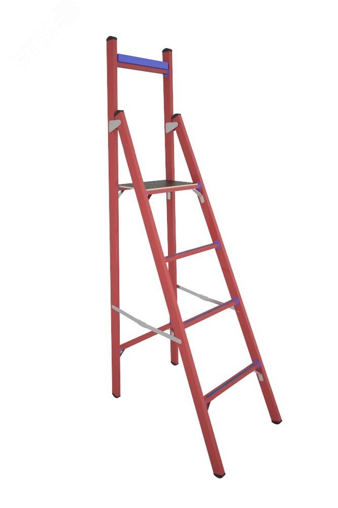 Изображение товара Стремянка стеклопластиковая диэлектрическая с вертикальной опорой СВД-1 ,5 Е (шт)