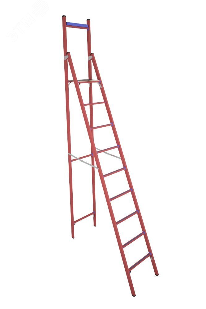 Изображение товара Стремянка стеклопластиковая диэлектрическая с вертикальной опорой СВД-3, 0 Е (шт)