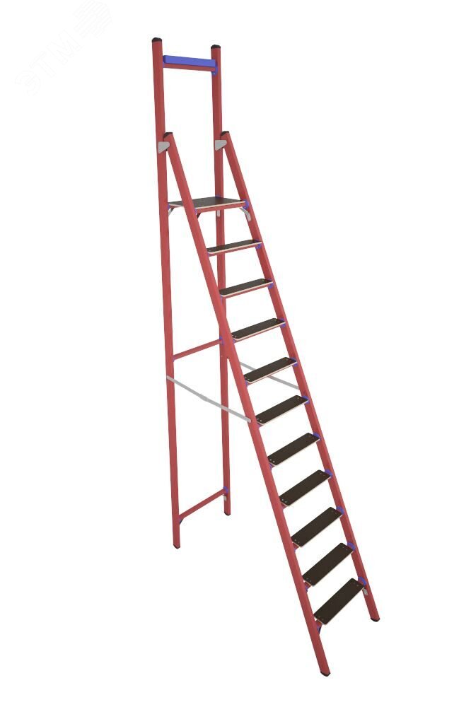 Изображение товара Стремянка стеклопластиковая диэлектрическая с вертикальной опорой телеком СВД-2 ,5 Е Т (шт)