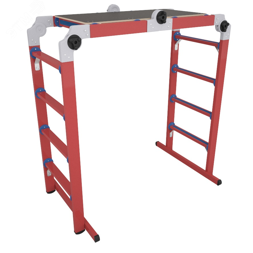 Изображение товара Лестница-стремянка-подмость трансформер стеклопластиковая ЛСПТД-1 5 П (шт)