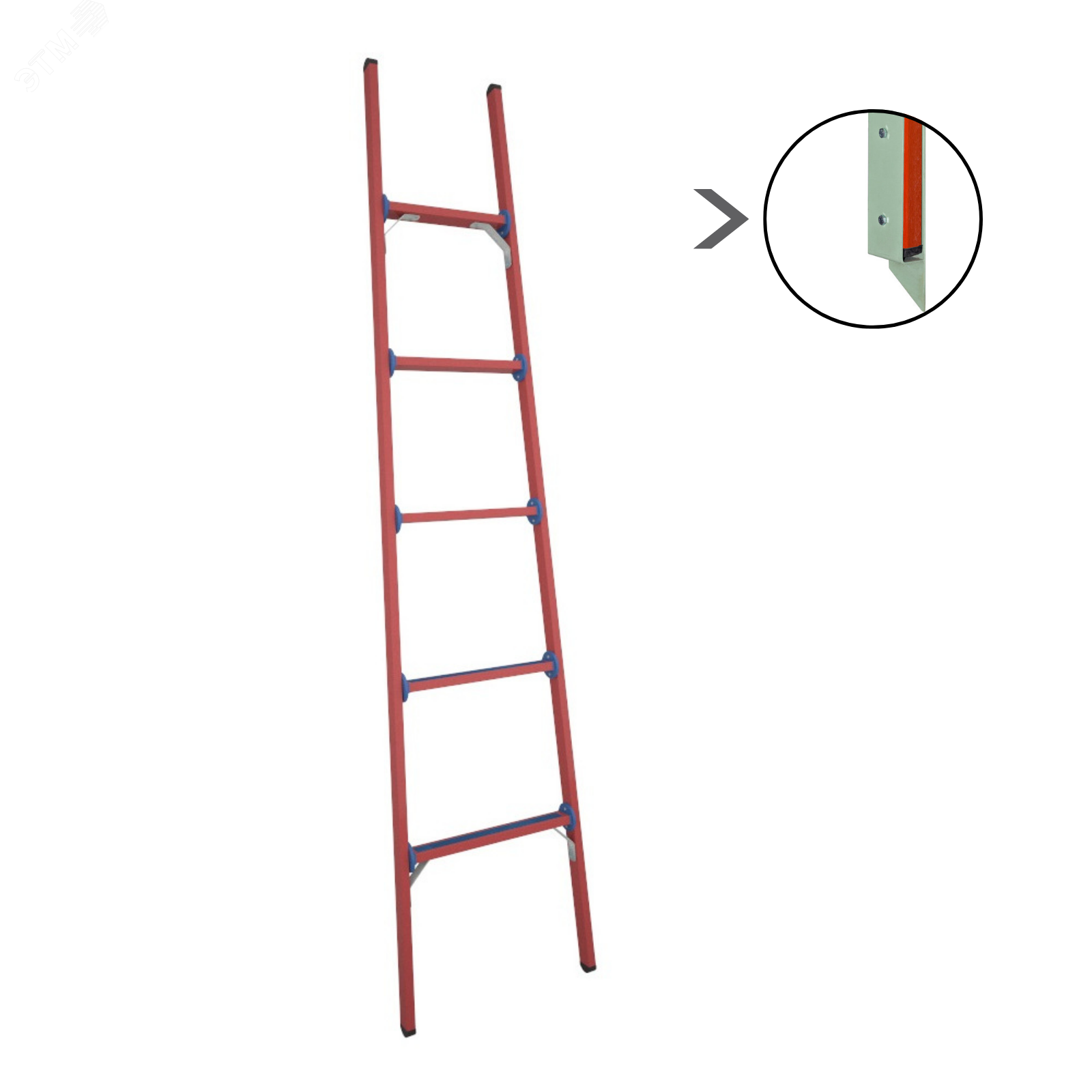 Изображение товара Лестница стеклопластиковая приставная диэлектрическая ЛСПД-2,0 МГ (шт)