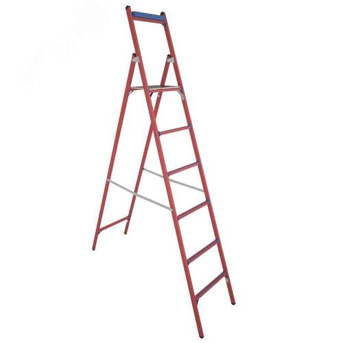 Изображение товара Стремянка диэлектрическая стеклопластиковая с симметричной опорой ССД-2, 0 (шт)