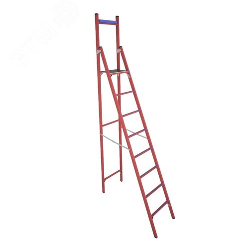 Изображение товара Стремянка стеклопластиковая диэлектрическая с вертикальной опорой СВД-2, 5 Е (шт)