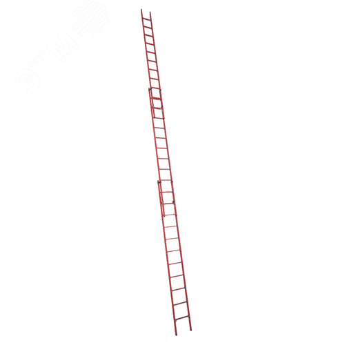 Изображение товара Лестница стеклопластиковая приставная раздвижная диэлектрическая мягкий грунт ЛСПРД-9 0 Евро МГ (шт)