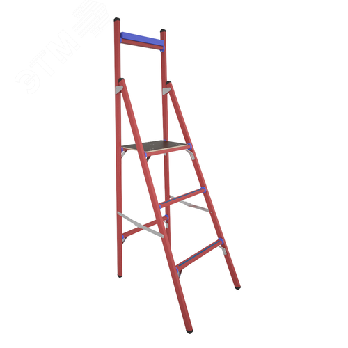 Изображение товара Стремянка стеклопластиковая диэлектрическая с вертикальной опорой СВД-1 0 (шт)