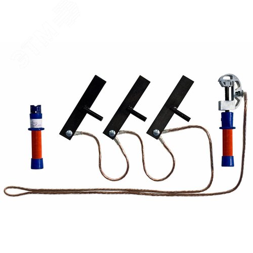 Изображение товара Заземление переносное для РУ до 1 кВ ПЗРУ-2 Д 50 кв мм (шт)