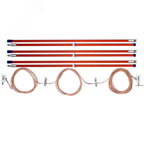 Изображение товара Заземление переносное для ВЛ до 220 кВ ЗПЛ-220-3 Д 70 кв мм (шт)