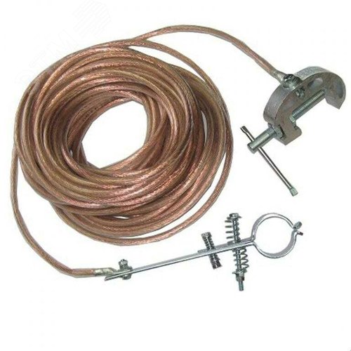 Изображение товара Заземление для пожарного ствола ЗПС-1 Д 25 м 25 кв мм (шт)