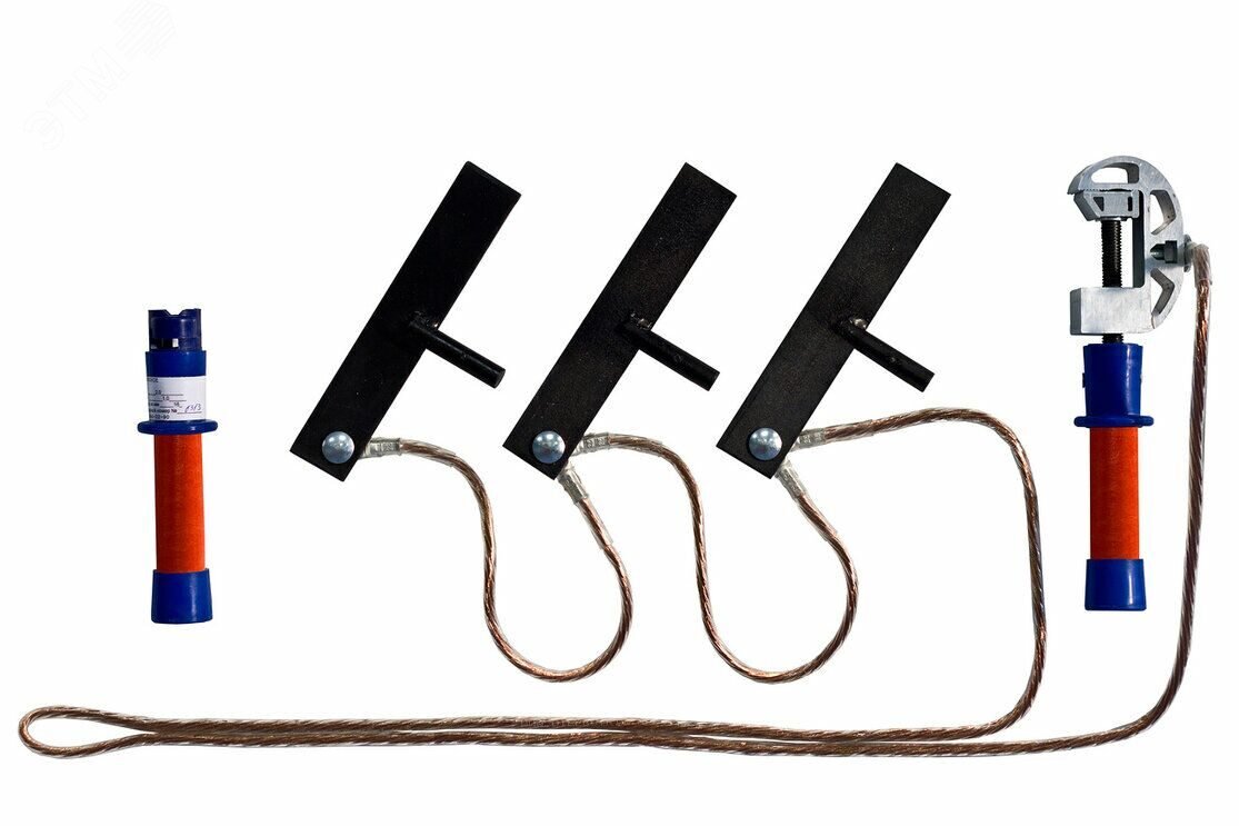 Изображение товара Заземление переносное для РУ до 1 кВ ПЗРУ-2 Д 70 кв мм (шт)