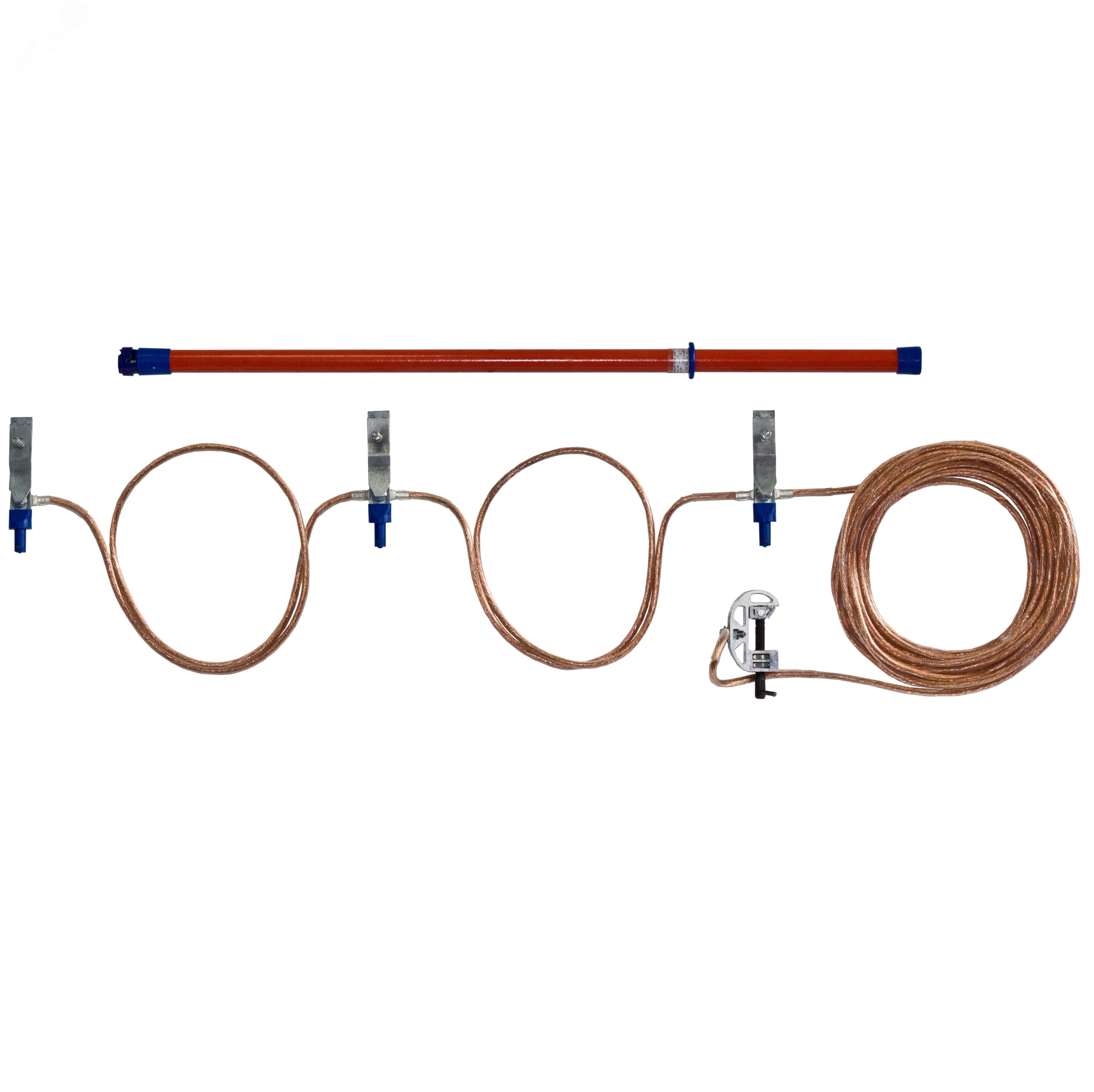 Изображение товара Заземление переносное для ВЛ до 10 кВ ЗПЛ-10 Д 35 кв мм (шт)