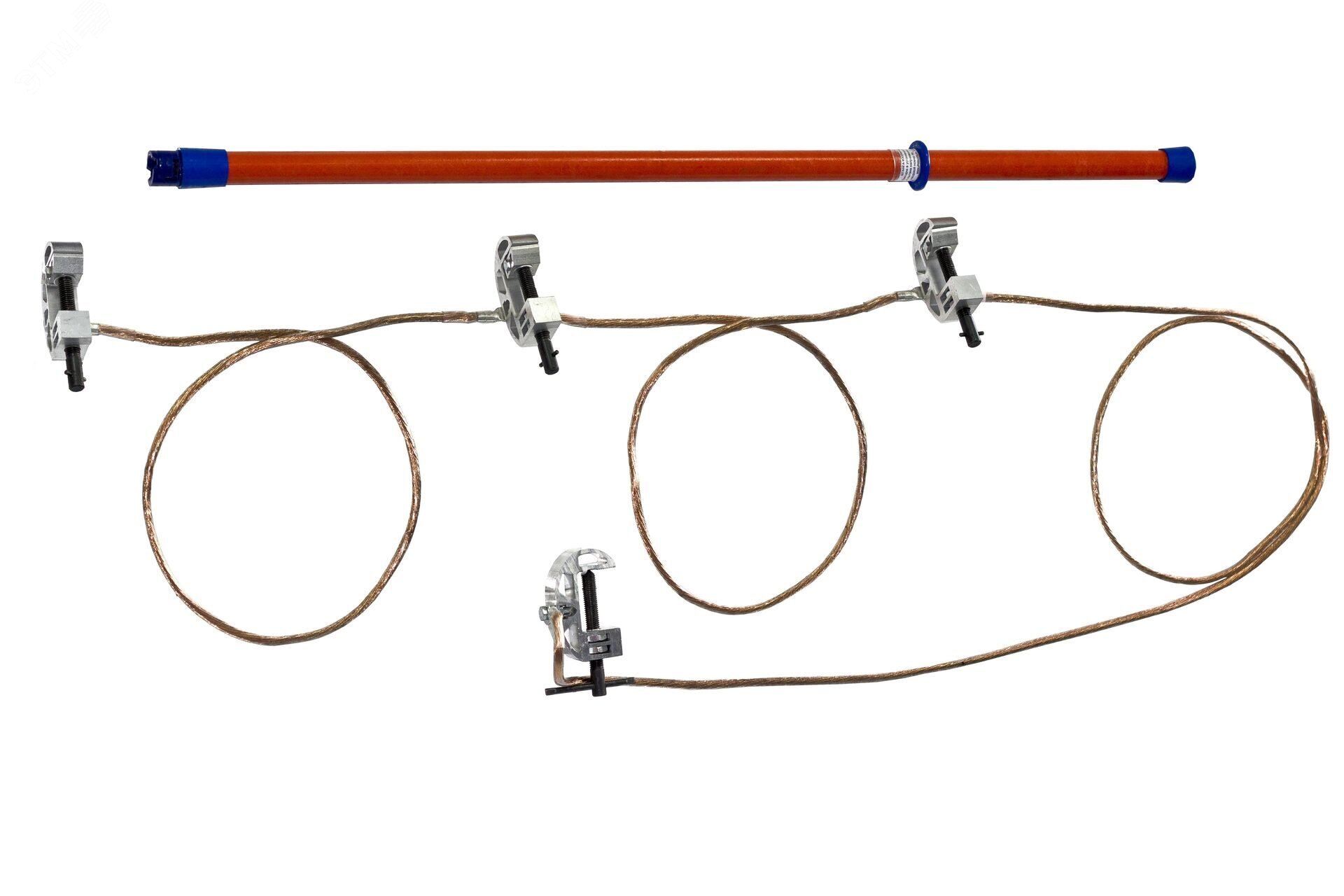 Изображение товара Заземление переносное для РУ до 15 кВ ЗПП-15 Д 16 кв мм (шт)