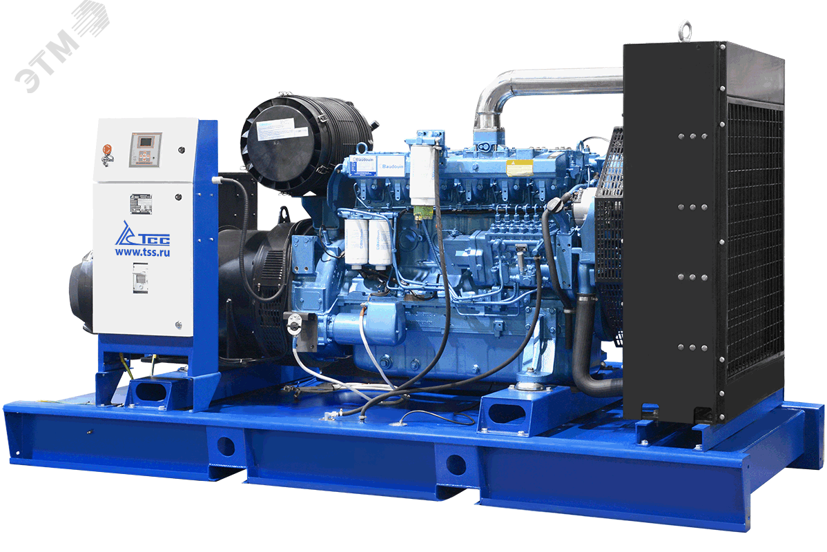 Изображение товара Дизельный генератор ТСС АД-250С-Т400-1РМ9 мощность 250 кВА для промышленных объектов