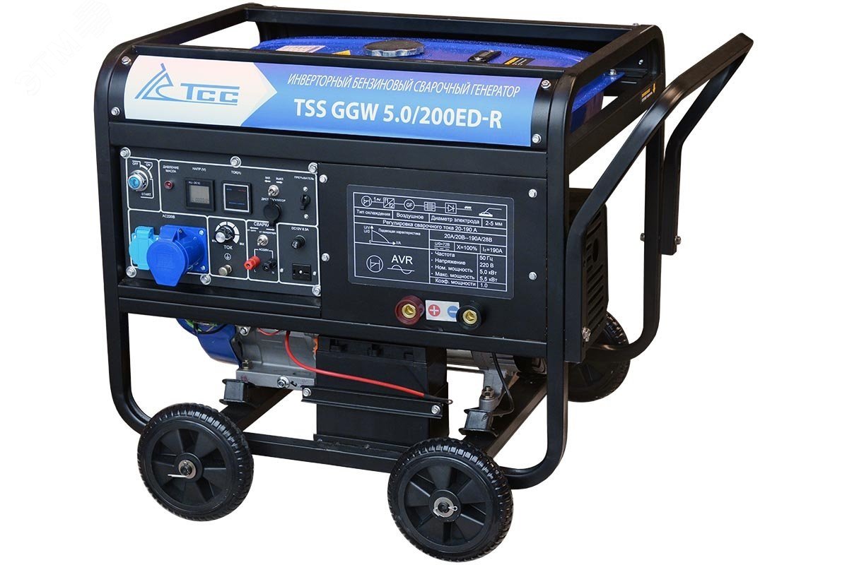Инверторный бензиновый сварочный генератор TSS GGW 5.0/200ED-R 022957 ТСС