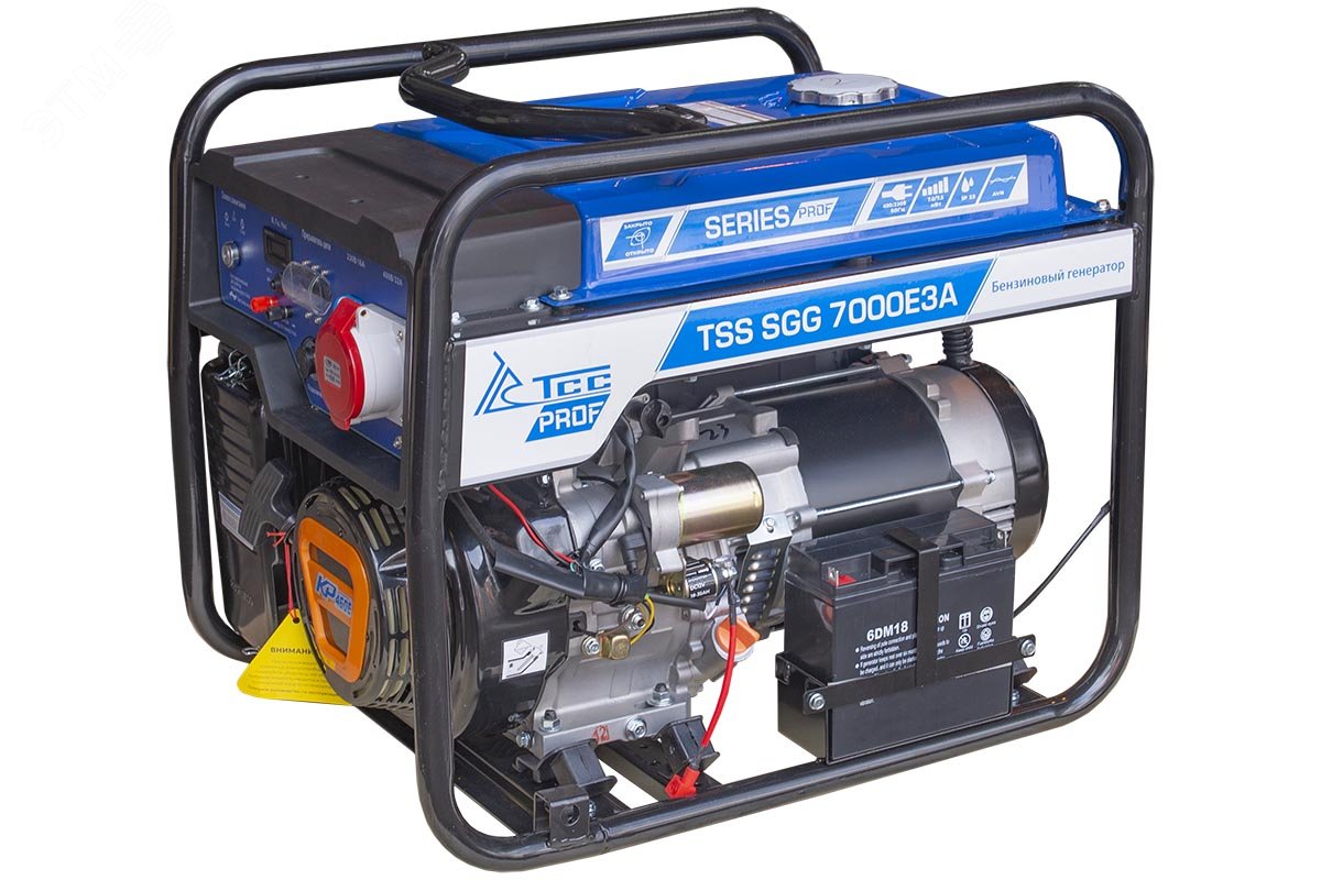 Генератор бензиновый TSS SGG 7000 E3A 030021 ТСС - превью 2