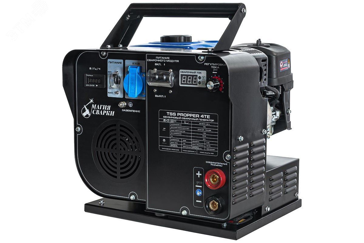 Изображение товара Бензиновый сварочный генератор TSS PROPPER 4TE мощность 3 кВт струйка