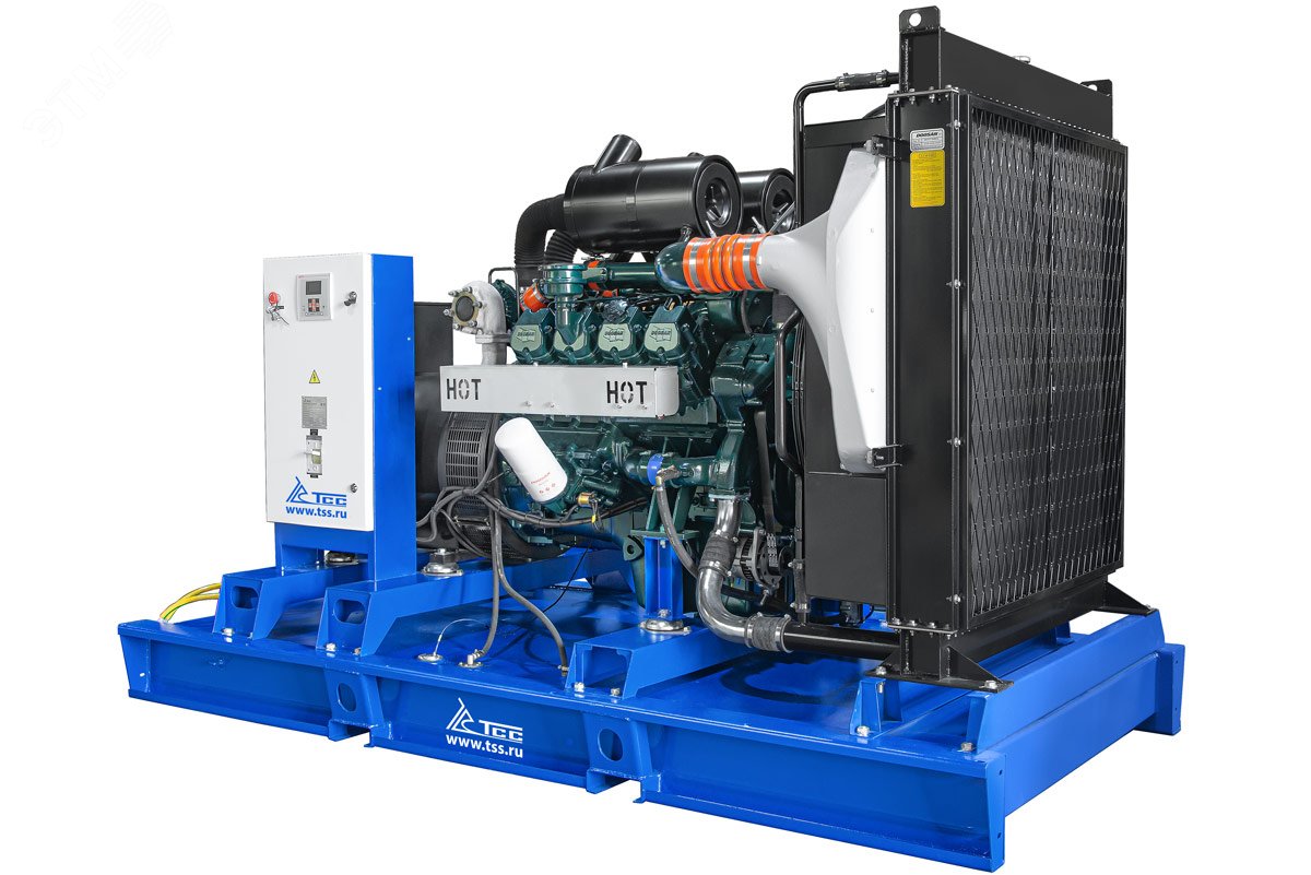 Изображение товара Дизельный генератор ТСС АД-320С-Т400-1РМ17 мощность высокая надежность