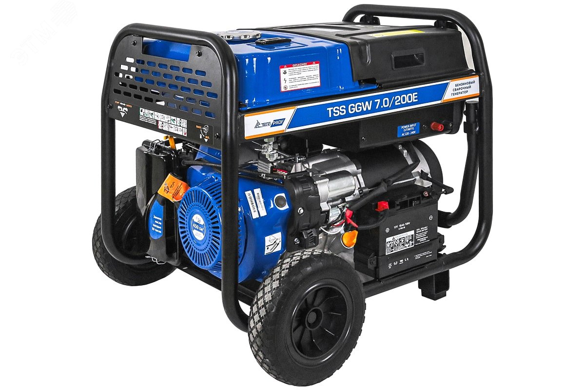 Изображение товара Бензиновый сварочный генератор TSS PROF GGW 7.0/200E (шт)