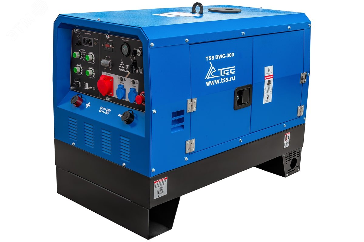 Изображение товара Однопостовой дизельный сварочный генератор TSS DWG-300 (шт)