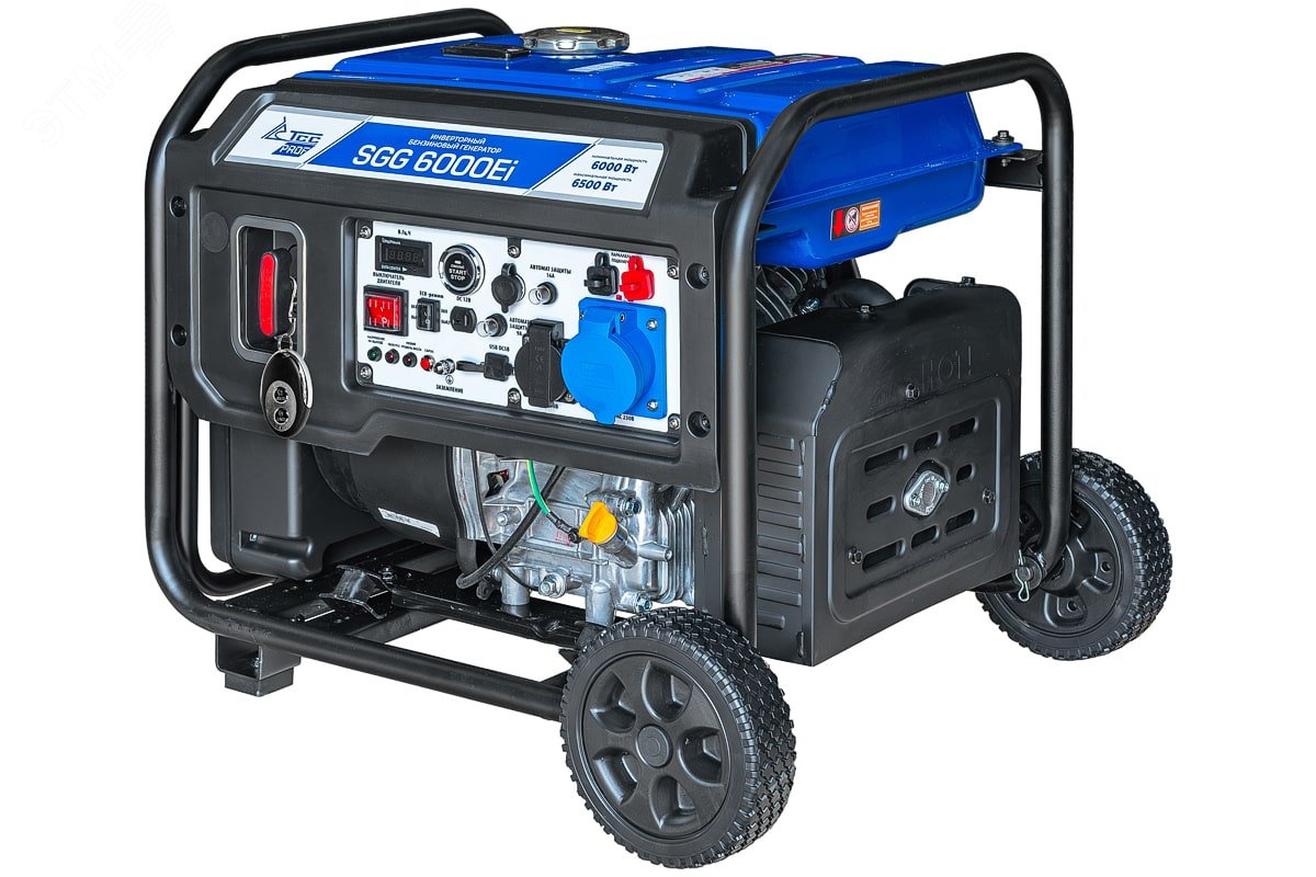 Изображение товара Генератор бензиновый инверторный SGG 6000Ei (шт)