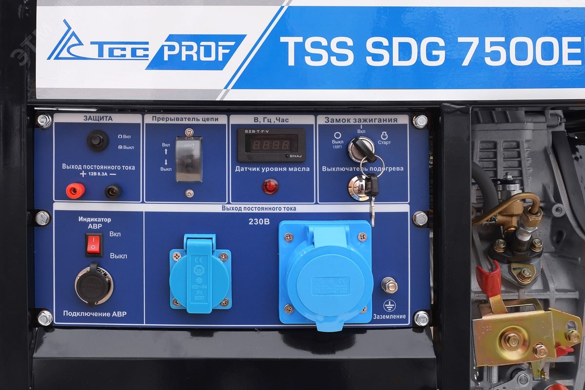 Дизель генератор TSS SDG 7500EHA 100026 ТСС - превью 4