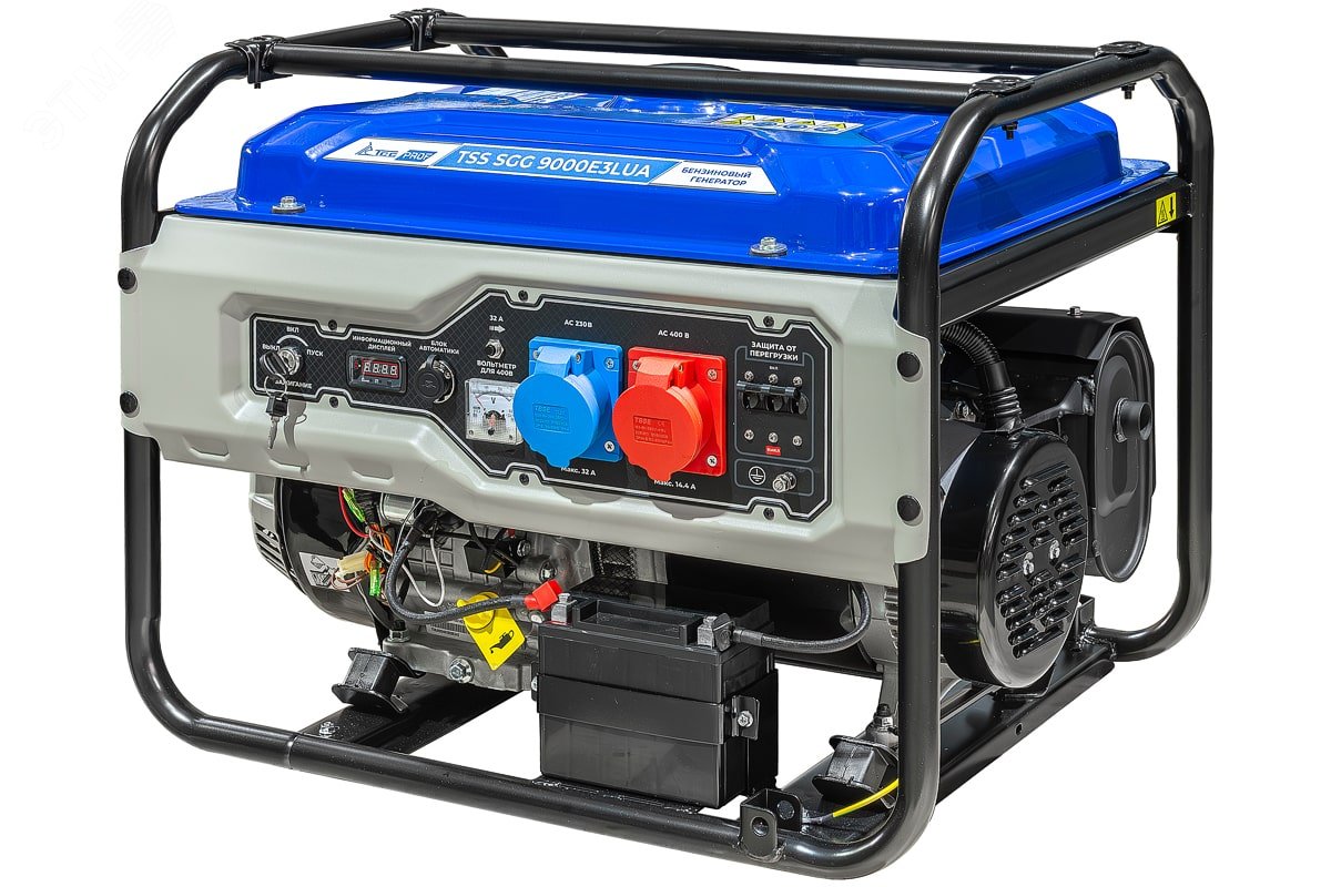 Изображение товара Генератор бензиновый TSS SGG 9000E3LUA 7 8 кВт для дома и работы