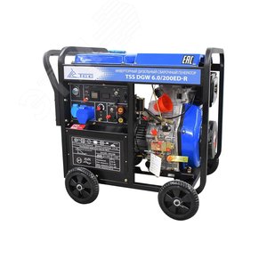Изображение товара Генератор дизельный сварочный инверторный TSS DGW 6.0/200ED-R (шт)