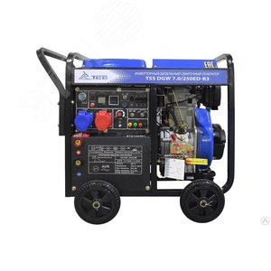 Изображение товара Генератор дизельный сварочный инверторный TSS DGW 7.0/250ED-R3 (шт)