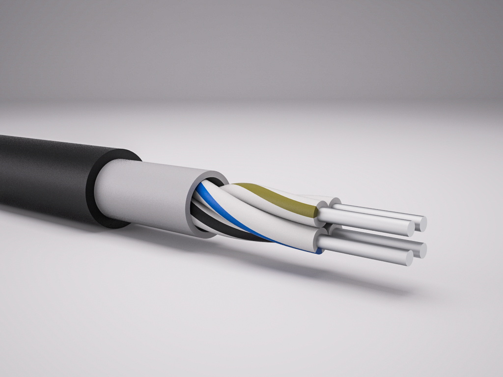 Кабель силовой АВВГнг(А)-LS 4х25ок(N)-0,66 ТРТС