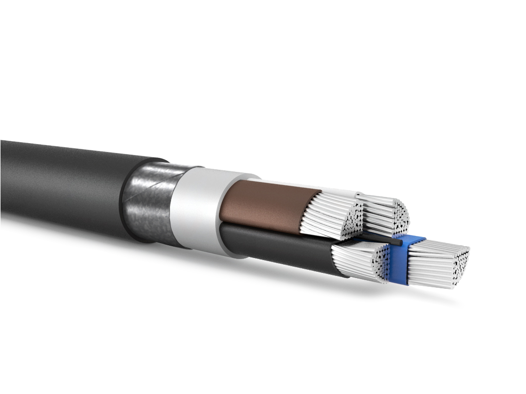 Кабель силовой АВБШв 4х240мс(N)-1 ТРТС многопроволочный ВНИИКП